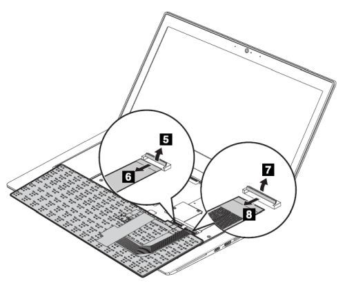 مراحل کیبورد ThinkPad T470s
